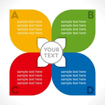 Creative lead info-graphics concept vector Stock Illustration