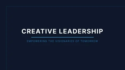 Creative Leadership Concept: Abstract Ideas of Innovation and Guidance Stock Footage 337576827