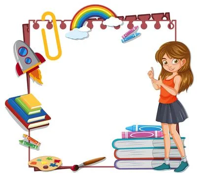 Creative Learning and Artistic Exploration 스톡 일러스트