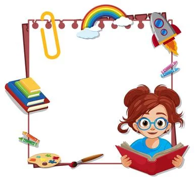 Creative Learning and Artistic Fun Stock Illustration