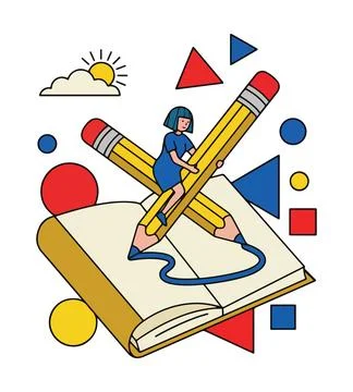 Creative Learning Illustration Stock Illustration