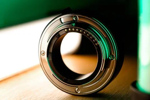 Creative lens view showcasing intricate details and vibrant colors Stock Photos