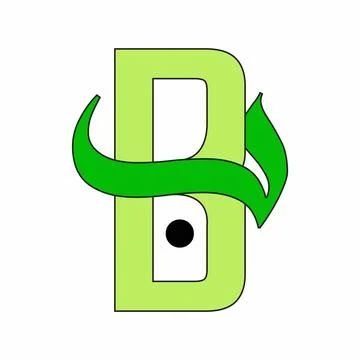 Creative letter B and Arabic letter Ba (ب) logo design. Bilingual monogram with  Stock Illustration