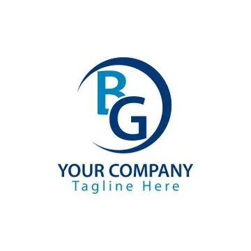 Creative Letter B and G logo Design. Stock Illustration