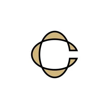 Creative letter C logo Stock Illustration