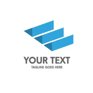 Creative letter E logo Stock Illustration