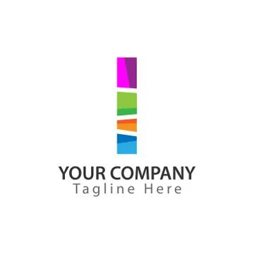 Creative Letter I logo Design. Stock Illustration