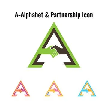 Creative A-letter icon abstract logo design vector template.Business offer,pa Stock Illustration
