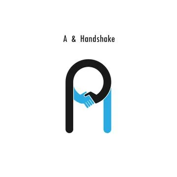 Creative A-letter icon abstract logo design vector template.Business offer,pa Stock Illustration