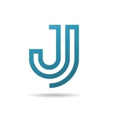 Creative Letter J logo design template Stock Illustration