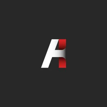 Creative letter A Logo gradient color modern design element template. Materia Stock Illustration