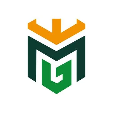 Creative Letter M Logo Free Vector modern unique logo design Stock Illustration