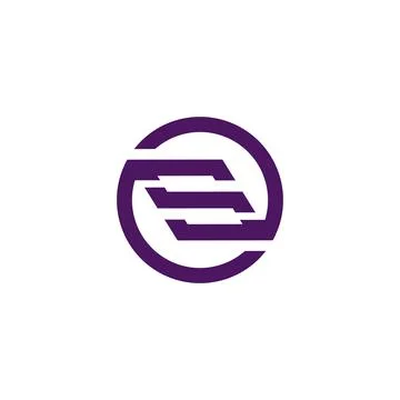 Creative letter S or number 5 logo. Vector Stock Illustration
