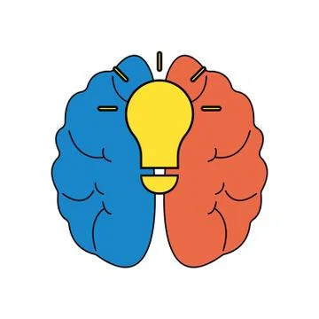 Creative light bulb concept background design for poster flyer cover brochure Stock Illustration