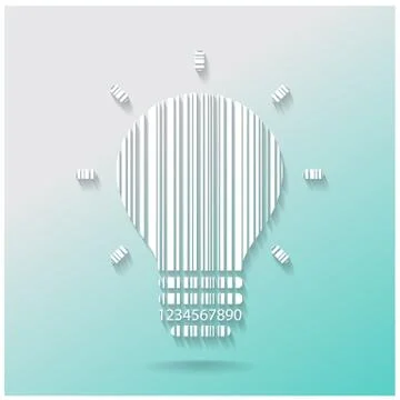 Creative light bulb idea concept background 스톡 일러스트