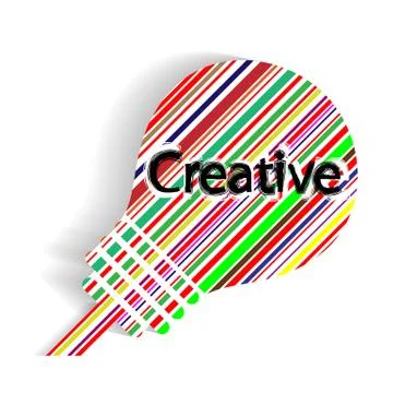 Creative light bulb Stock Illustration