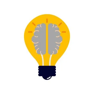Creative Light Bulb Illustration Symbolizing Bright Ideas Stock Photos