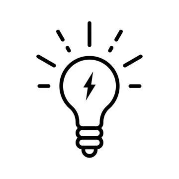 Creative Light Bulb Illustration Symbolizing Bright Ideas Stock Photos