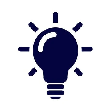 Creative Light Bulb Illustration Symbolizing Bright Ideas Stock Photos