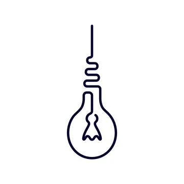 Creative Light Bulb Illustration Symbolizing Bright Ideas Stock Photos