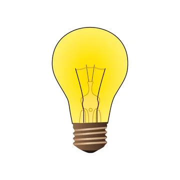Creative Light Bulb Illustration Symbolizing Bright Ideas Stock Photos