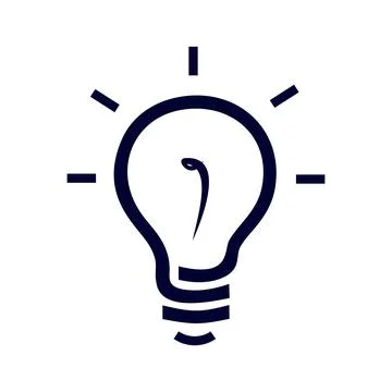 Creative Light Bulb Illustration Symbolizing Bright Ideas Stock Photos