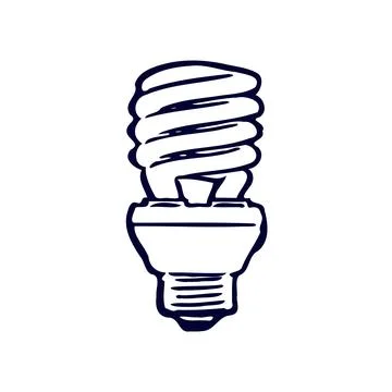 Creative Light Bulb Illustration Symbolizing Bright Ideas Stock Photos