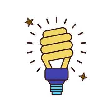 Creative Light Bulb Illustration Symbolizing Bright Ideas Stock Photos