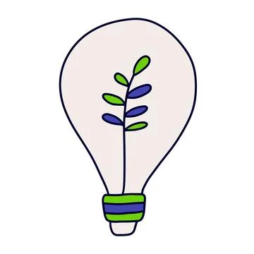 Creative Light Bulb Illustration Symbolizing Bright Ideas Stock Photos