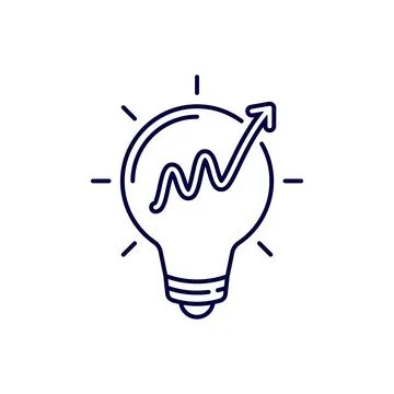 Creative Light Bulb Illustration Symbolizing Bright Ideas Stock Photos