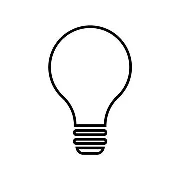 Creative Light Bulb Illustration Symbolizing Bright Ideas Stock Photos