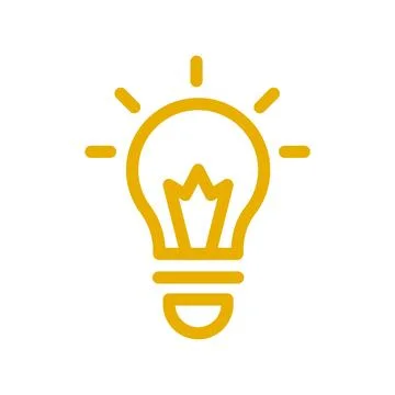 Creative Light Bulb Illustration Symbolizing Bright Ideas Stock Photos