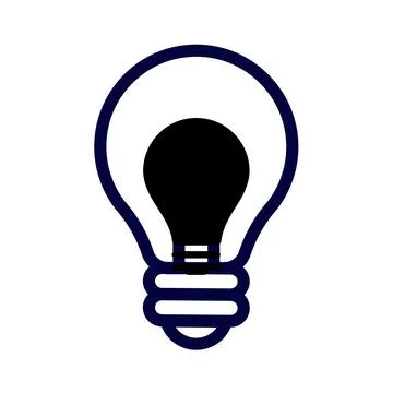 Creative Light Bulb Illustration Symbolizing Bright Ideas Stock Photos