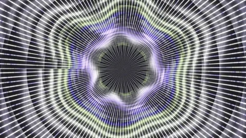Creative with light rays in circular pattern Stock Footage 339341126