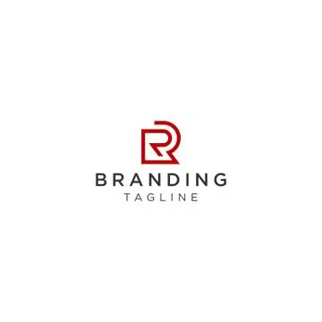 Creative line R Stock Illustration