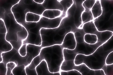 Creative liquid lambent electric arks computer graphics background or texture Illustrazione stock