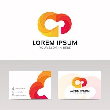 Creative logo elements sky cloud abstract icon sign vector design イラスト素材