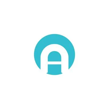 Creative a logo a icon catchy simple a logo Stock Illustration