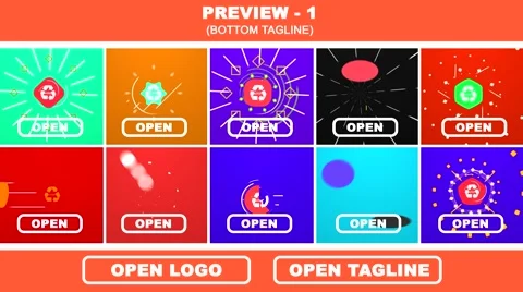 Creative Logo Reveal Stock After Effects