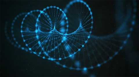 Creative loopable animation of DNA UHD with alpha Stock Footage 68374467