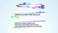 Creative Lower Third - After Effects Template Stock After Effects