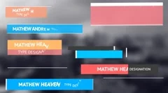 Creative Lower Thirds Stock After Effects
