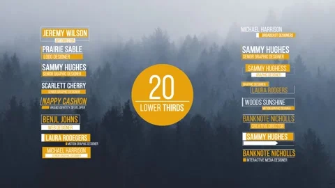 Creative Lower Thirds  / News Lower Thirds / Corporate Lower Third / Logo Stock After Effects