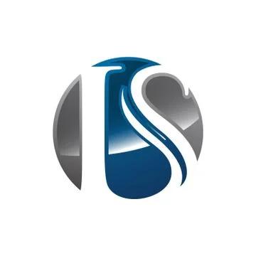 Creative LS Letter logo design vector graphic concept illustrations Stock Illustration