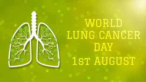 Creative lung animation on blur green background Stock Footage 243188772