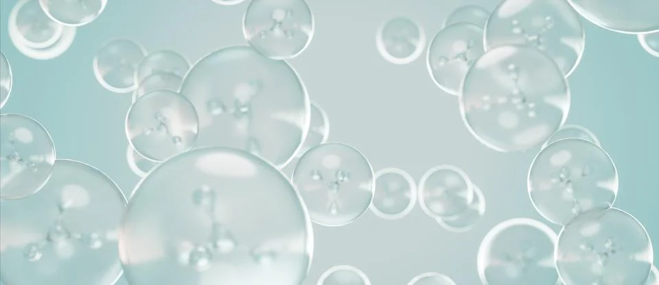 Creative Luxurious Cosmetics Solution Concept Background Wallpaper 3D Render Stock Illustration