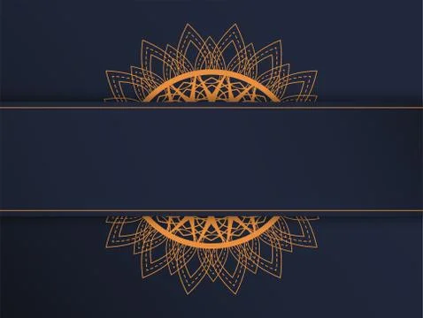 Creative luxury arabesque mandala background Premium Vector  Can be used for  Illustrazione stock