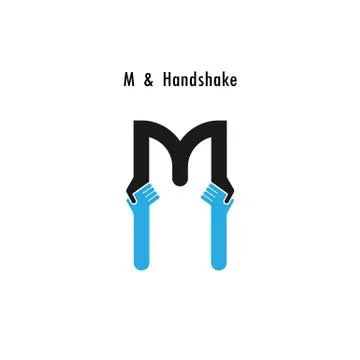 Creative M- letter icon abstract logo design vector template.Business offer,p Illustrazione stock
