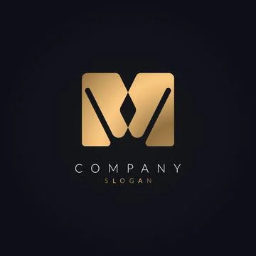 Creative M Letter logo Icon vector element Shape. Stock Illustration