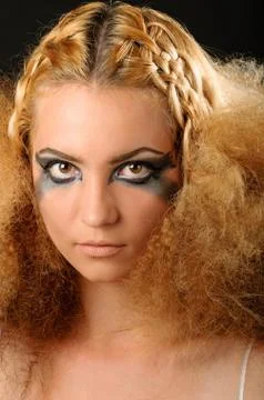 Creative make-up Stock Photos